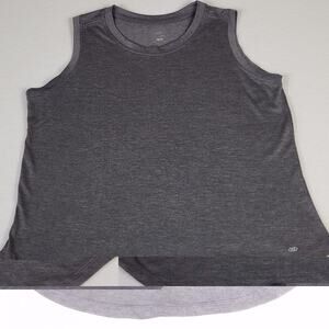 LegEnd Activewear Womens High Neck Sleeveless Grey Lightweight Top Size M